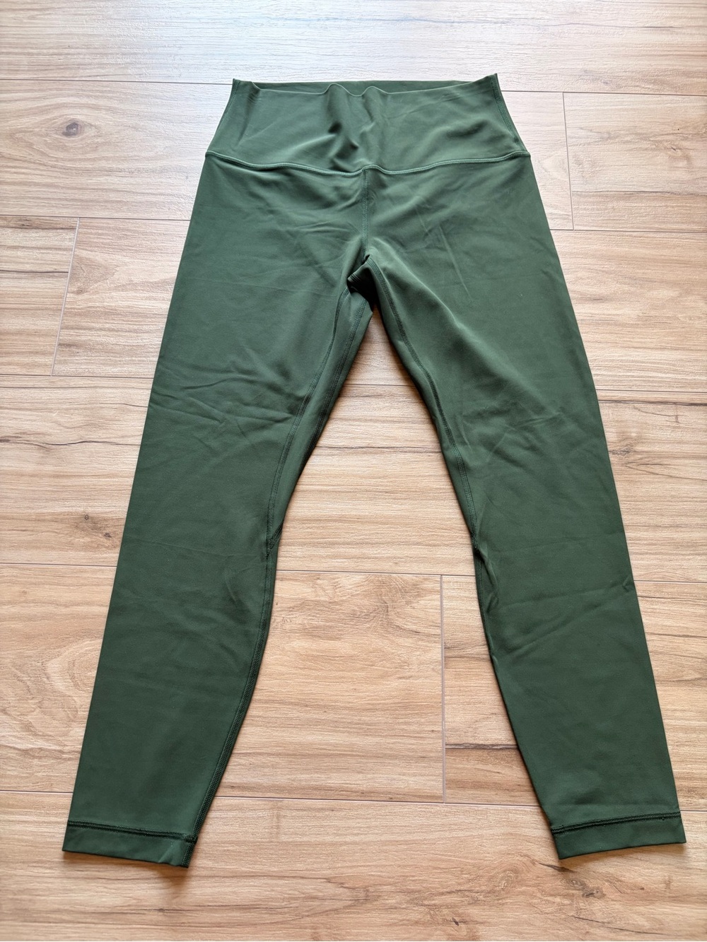 Lululemon Align High Rise Leggings Size 10 Green Full Length Yoga Pants